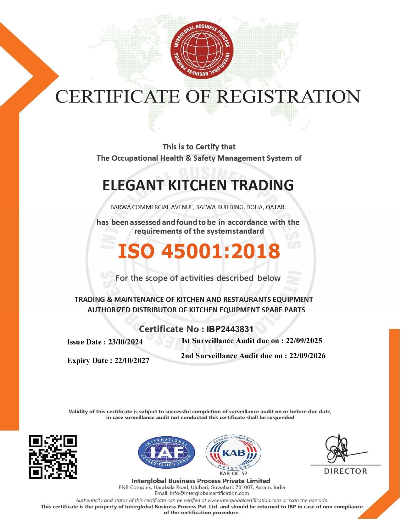 ISO 45001:2018