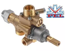 gas tap PEL type 22S/V gas inlet M20x1.5 (tube ø 12mm)