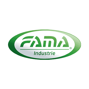 Fama Industrie logo – professional food processing equipment brand