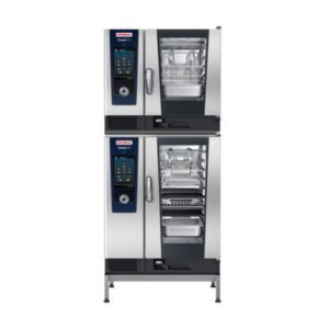 Rational Combi-Duo Kit for iCombi Pro 6-1/1 and 10-1/1 stacked installation setup