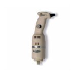 Professional Italian hand blender with lightweight plastic body, ventilated motor, and SRS speed control, made in Italy