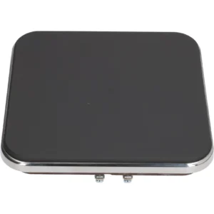 Electric Hot Plate 220x220mm 2600W 230V Square with Spill Ring – Electrolux 3311053 / 490066 - Image 1