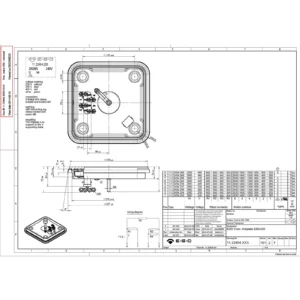 Electric Hot Plate 220x220mm 2600W 230V Square with Spill Ring – Electrolux 3311053 / 490066 - Image 3