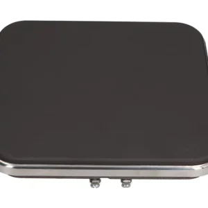 EGO 11.22454.268 Electric Hot Plate 220x220mm 2000W 400V Square with Spill Ring - Image 1