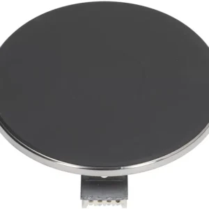 EGO 12.22453.025 Electric Hot Plate 220mm 2000W 400V Round with 8mm Spill Ring - Image 1