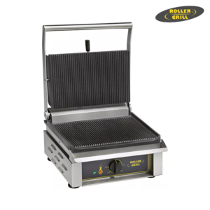 Large Cast Iron Contact Grill 192 Burgers/h - Roller Grill MAJESTIC - Image 1
