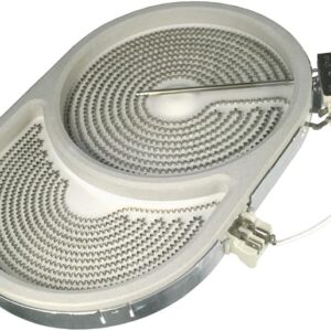 EGO 10.57411.604 Radiant Heater Oval 265x170mm 2400W 230V Dual Circuit - Image 1