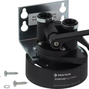 Everpure EV9259-14 QL3 Filter Head with Shut-off Valve 3/8" - Image 1