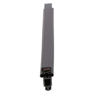True refrigeration gasket profile G24, narrow tall magnetic dart seal, end view showing the magnet chamber and the push-in dart