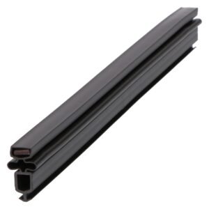 True refrigeration gasket profile G24, narrow tall magnetic dart seal, reverse angle showing the dart tail and flexible wings