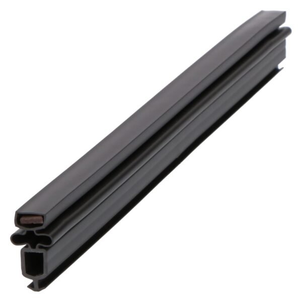 True refrigeration gasket profile G24, narrow tall magnetic dart seal, reverse angle showing the dart tail and flexible wings