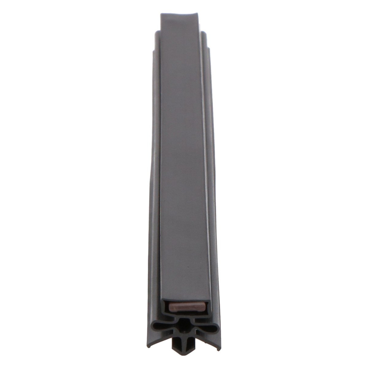 True refrigeration gasket profile G28, winged magnetic dart seal, end view showing the magnet chamber and the push-in dart