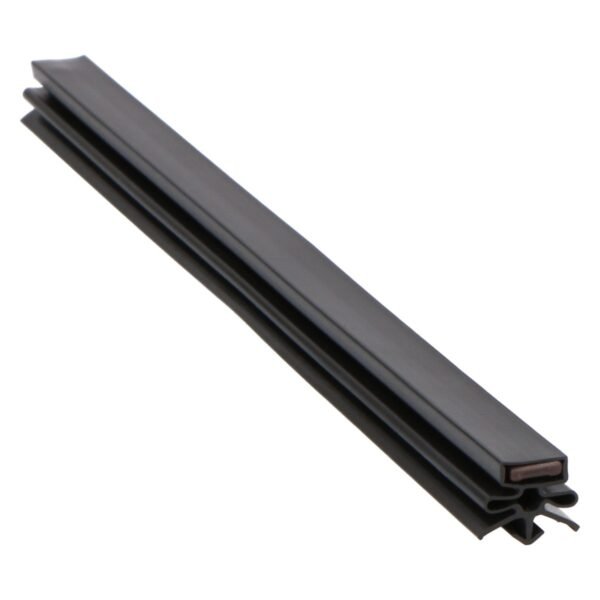 True refrigeration gasket profile G28, winged magnetic dart seal, angled view of the extrusion and sealing face