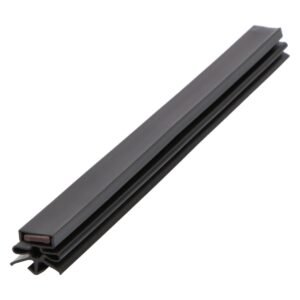 True refrigeration gasket profile G28, winged magnetic dart seal, reverse angle showing the dart tail and flexible wings