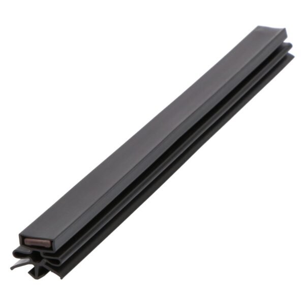 True refrigeration gasket profile G28, winged magnetic dart seal, reverse angle showing the dart tail and flexible wings