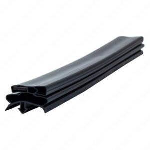 True refrigeration gasket profile G31, wide flanged magnetic dart seal, angled view of the extrusion and sealing face