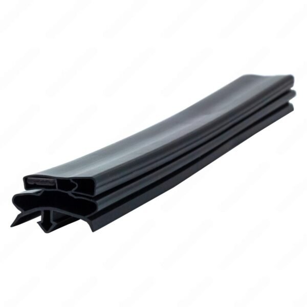 True refrigeration gasket profile G31, wide flanged magnetic dart seal, angled view of the extrusion and sealing face
